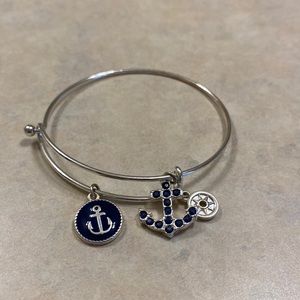 Silver Anchor Charm Bracelet ⚓️